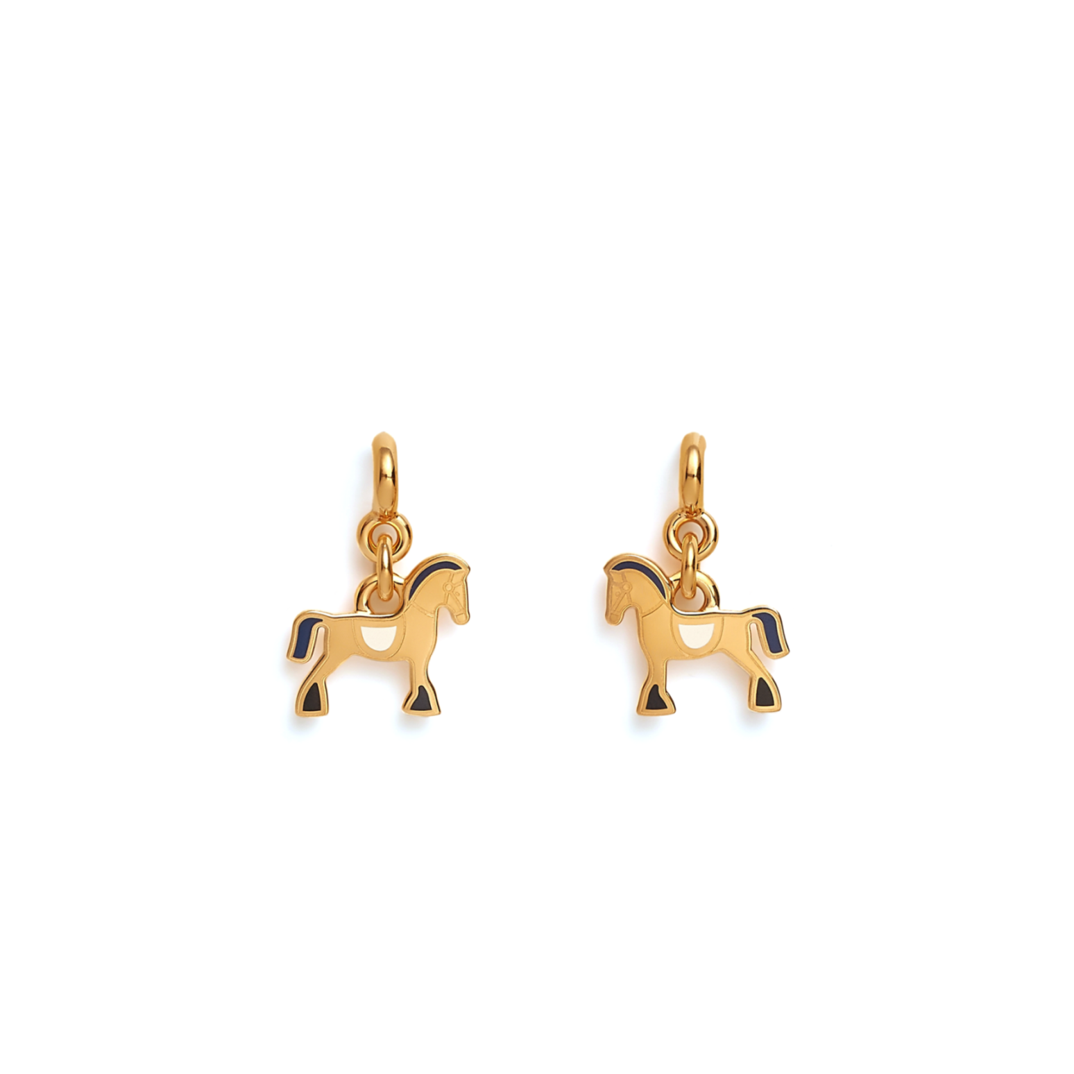 HERMES CHEVAL EARRINGS H100008F